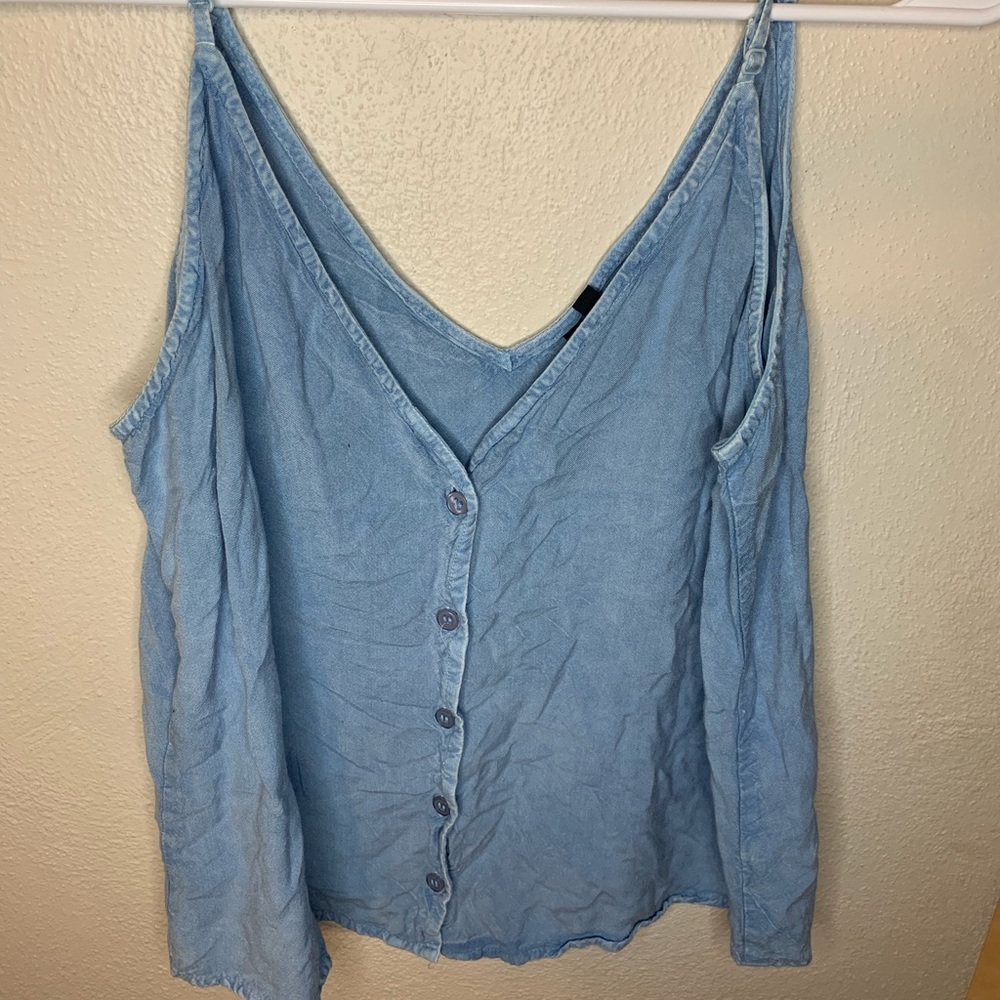 Blue tank